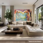 Golden Waves Canvas - 120x80cm - Image 3