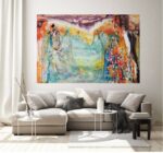 Golden Waves Canvas - 120x80cm